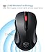 TOMOKO 2.4G Wireless Mobile Optical Mouse with USB Nano Receiver, 6 Buttons, 2400 DPI and 5 Adjustable Levels(800, 1200, 1600, 2000, 2400)