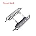 KYX Racing Side Step Running Boards Foot-Plate for 1/10 RC Crawler Redcat Gen8 Scout II (Aluminum)