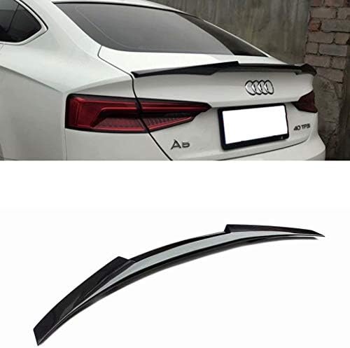 Qcwi ネタバレ アウディa6 C6の改造 08 11年に適した車 のrスタイルカーボンファイバーリアウィンドウ固定スポイラーのトランクに作用します