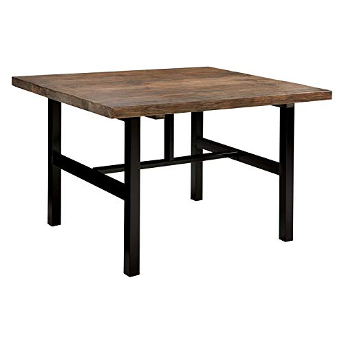 Bolton Furniture Pomona Metal and Reclaimed Wood Dining Table Pricepulse