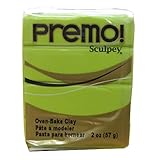 Premo Sculpey Polymer Clay 2 Ounces-Wasabi