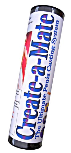 Create a Mate Penis Casting Mold Copy System Sex Toy Kit with Vibrator – Medium Skin Tone