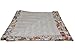 Stunning White Multicolor Mukut Print King Size Kantha Quilt, Kantha Blanket, Bed Cover, King Kantha bedspread, Bohemian Bedding Size 90x108 Inch
