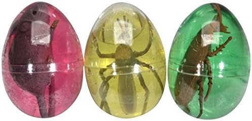 KCFT Plastic Insect Pest In An Egg Full Of Slime - Fun Pocket Money Toy