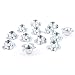 Hilitchi 60pcs (30 Pairs) External Thread Furniture Glides Level Leveling Feet Pad Base and T Nut Pronged - M6 x 15 x 28mm / M6 x 20 x 28mm / M6 x 25 x 28mm, White (M6)