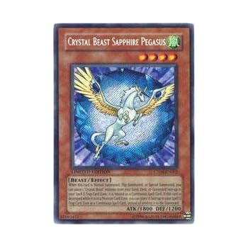 Yu-Gi-Oh! Crystal Beast Sapphire Pegasus - Secret Rare CT04-EN002 (Near Mint, Never Played) 9 thumbnail image