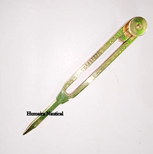 Humaira Nauticals Solid Brass Divider Drafting Proportional Tool 6" Navigational Compass Caliper - Thumbnail 6