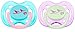 Philips AVENT BPA Free Fashion Infant Pacifier, 0-6 Months, 2 Pack, Colors May Vary