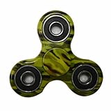 Hand Spinner Toy With Ceramic Bearing By Besti - Stress & Anxiety Relieving Finger Sensorial Fidget Toy For Children & Adults - Suitable For ADHD, Autism, ADD, OCD, - Great Gift Idea (Green Camo)