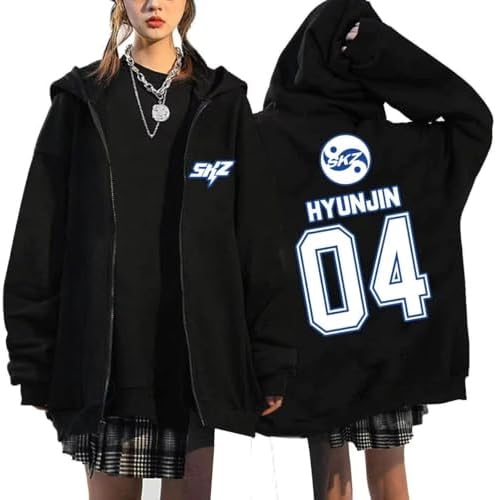 Amazon.com: Outofgas SKZ New Album ATE Hoodie Jacket Felix Hyunjin