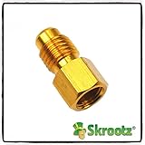 Estone 1pc New R134A Adapters Refrigerant Tank/Vacuum Pump 1/4