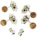 B Blesiya 4 Pieces Handcraft Open Ukulele String Tuning Pegs Acacia Knob Machine Heads 2R2L