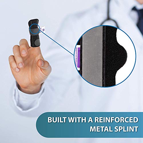 Actesso-Neoprene-Finger-Support-Splint--Mallet-Brace-for-Trigger-Finger-and-Ligament-Pain