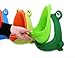 Foryee Cute Frog Potty Training Urinal for Boys with Funny Aiming Target - Blue