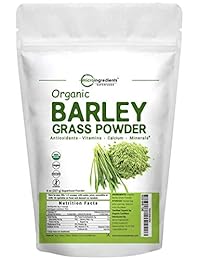 Micro ingredientes orgánicos cebada hierba en polvo 17.64 oz (1.1 libras), 8 onzas, 1
