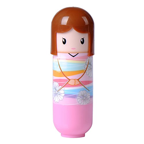 Lip Balm Multipack, Cute Doll Lip Balm 6 Pack, 100% Natural Moisturizing Repairing lip Balm Protector, Beauty Gift Set for Girls Kids