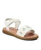 NY 40 Baby Girls Rhinestone Laser Cut Out Heart White