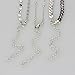 Boosic Multi Layer Sequins Chevron & Bead Chain Choker Necklace for Women