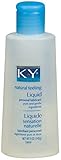 K-Y KY Liquid Personal Lubricant Natural Feeling Pure and Gentle : Net Wt 5 Oz 142 g