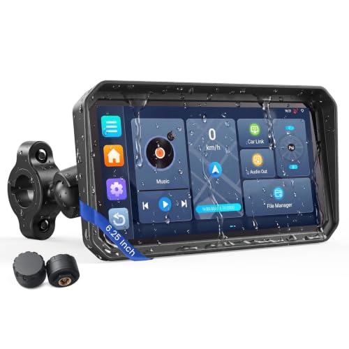 WonVon 6.25 Inch Motorcycle GPS Navigation