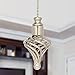 Westinghouse 1000700 Brushed Nickel Finish, Twist Cage Finial/Pull Chain