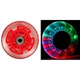 SCSK8 Light Up Scooter Replacement Wheels - 3 Multi Color LED's 100mm (Pack of 2)