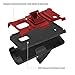 HengTech (TM) Note Edge Case, [Heavy Duty] Armor Holster Defender Full Body Protective Hybrid Case Cover with Kickstand & Belt Swivel Clip for Samsung Galaxy Note Edge (Red+Black)