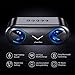 ZoeeTree S8 Bluetooth Speakers V5.0, Speakers Bluetooth Wireless with 10W HD Sound and Rich Bass, LED Flashing Light, 12H Playtime, Built-in Mic, Portable Speaker Works with Alexa