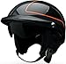 Bell Pit Boss Open-Face Motorcycle Helmet (Pinstripe Orange/Black, Large)