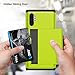 Shmimy Galaxy Note 10 Plus Card Holder Case Credit Card Slot Wallet Dual Layer Cases Soft TPU Hard PC Shockproof Cover for Samsung Galaxy Note10+ Pro Plus 5G 6.8 inch