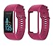Polar A370 (White, Small) GPS Fitness Band Bundle with Extra Silicone Band (Pink) & PlayBetter Portable Power Bank (2200mAh) | On-Wrist Heart Rate, 24/7 Activity Tracker