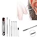Erholi Durable Portable Ear Pick Spoon Set Ear Cleaner Tool Earwax Removal primary