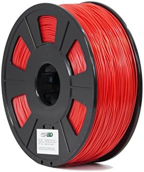 GP3D ABS Red 3D Printer Filament – 1KG 1.75mm 2.2lbs. Compatible With 3D Printers Reprap, Makerbot Replicator 2, Makergear M2 and up, Afinia, Solidoodle 2, Printrbot