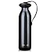 Zzanggu Water Thermos Flasks Bottle Keep Hot&Cold Double Walled Vacuum Cup Insulated Stainless Steel with Handle Strap,Leak Proof for Sports Camping Travel,17oz/500ml(Black)
