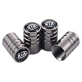 TK-KLZ 4Pcs Chrome Car Tire Valve Stem Caps for Kia SPORTAGE-R Sorento Rio Sorento CERATO K3 Optima K9 KX3 KX5 KX7 KX Cross Decorative Accessories