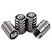 TK-KLZ 4Pcs Chrome Car Tire Valve Stem Caps for Kia SPORTAGE-R Sorento Rio Sorento CERATO K3 Optima K9 KX3 KX5 KX7 KX Cross Decorative Accessories