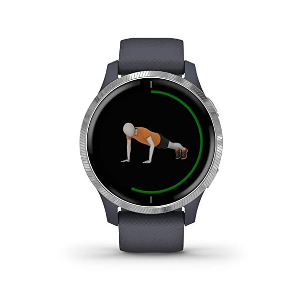 Garmin Venu, GPS Smartwatch with Bright Touchscreen Display, Features Music, Body Energy Monitoring, Workouts, Pulse Ox…