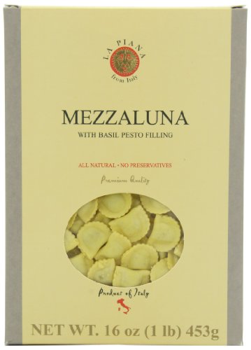 La Piana Mezzaluna With Pesto Filling, 16-Ounce Units (Pack of 3)