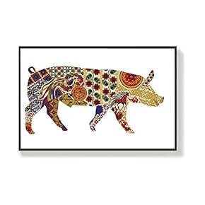 for Living Room Bedroom Cute Animals Framed for