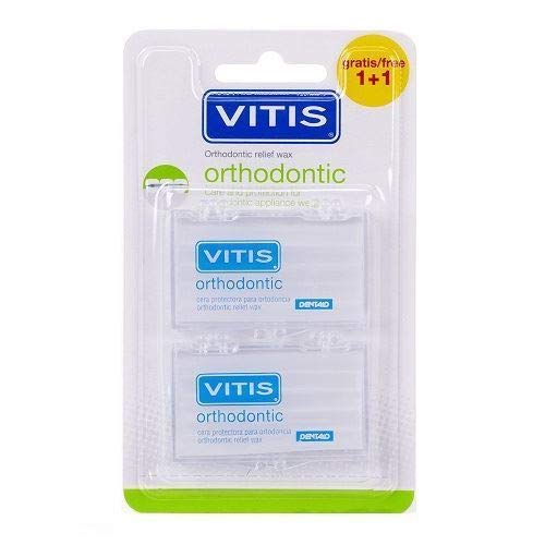 Vitis Orthodontic Wax 10 Strips Pack of 6 (6 x 10 Pieces)
