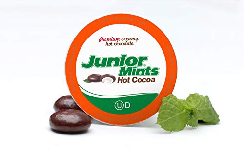 Junior Mints Chocolate Mint Flavored Hot Chocolate Pods, Compatible with 2.0 K-Cup Brewers, 12 Count - Cool Mint and Cocoa Treat