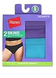 Hanes Women's Cotton Stretch Bikinis Assorted