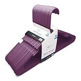 Mainstay 18-Pack Standard Plastic Hangers (Berry Bright, 1 Pack)
