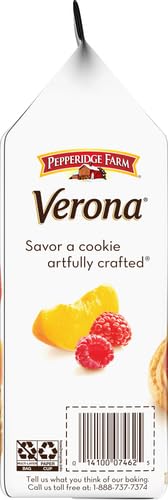 PEPPERIDGE FARM VERONA APRICOT RASPBERRY THUMBPRINT COOKIES, 6.75 OZ. BAG