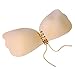 Strapless Self Adhesive Silicone Invisible Push-up Bra Reusable Padded Invisible Bra Silicone Pasties, Skin C