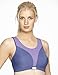Glamorise Women's Plus-Size Full Coverage Medium Support Sport Bra, Purple, 44DD