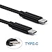 CHOETECH USB-C to USB-C Cable (3.3ft/1M) for USB Type-C Devices Including Google Pixel/Pixel XL, new MacBook, ChromeBook Pixel, Nexus 5X, Nexus 6P, Lumia 950 / 950 XL, Nokia N1 Tablet and More