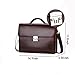 VICUNA POLO Man Briefcase Shoulder Bag Messenger Handbag with combination Lock (brown)