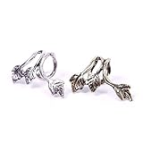 1pcs Vintage Alloy Earrings Stud Leaf Design Earring Ear Cuff Wrap Clip Ear Ring