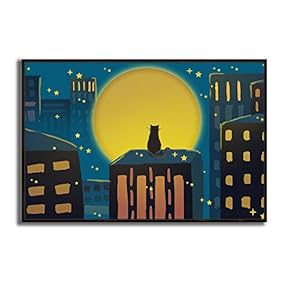 Framed Canvas Wall Art for Living Room, Bedroom Dreamland Theme Canvas Prints for Modern Home Decoration Ready to Hang - 16"x24" inches